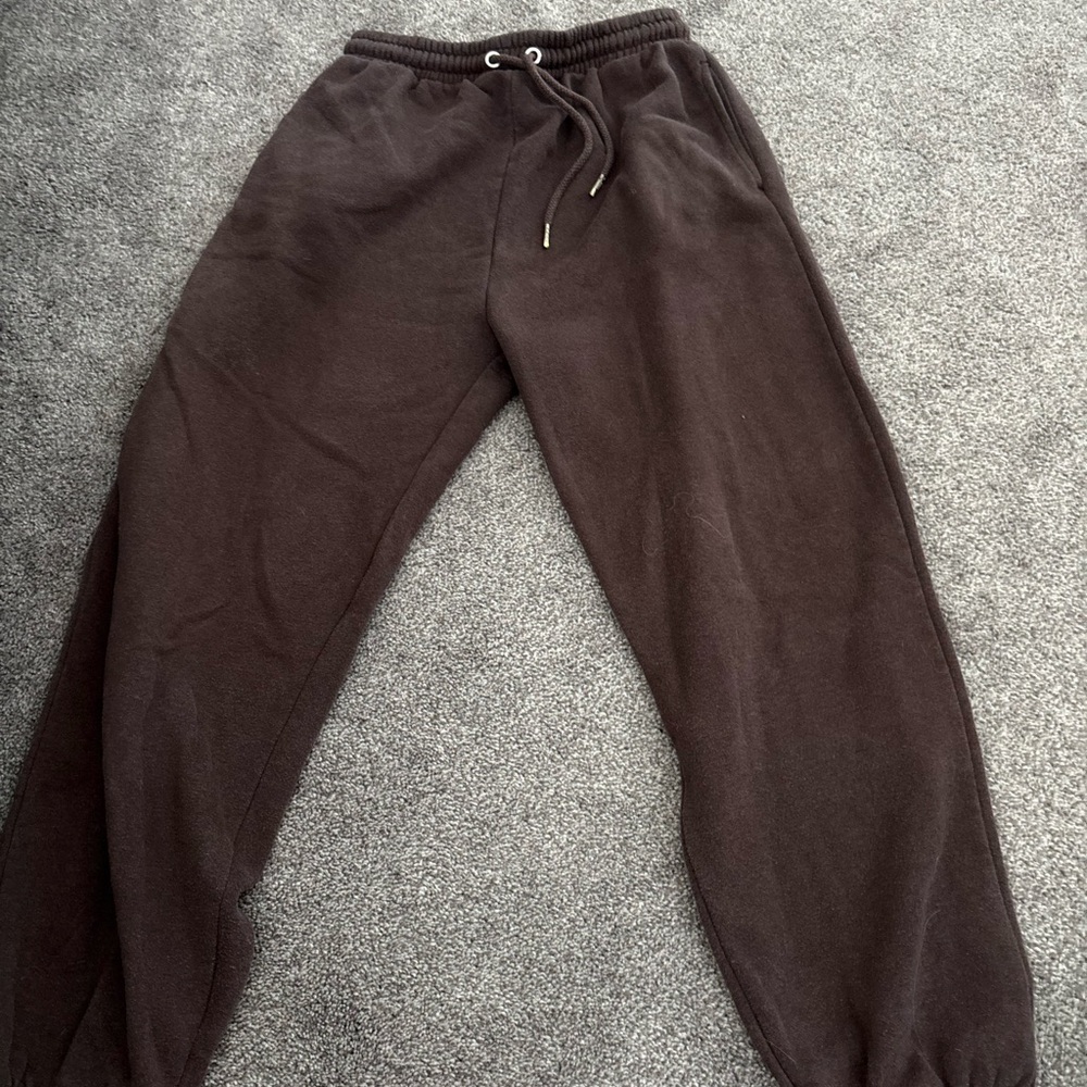 Streetwear Society Brown Joggers Elastic Waistband Relaxed Fit